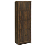 Laughlin 78" TV Stand & Entertainment Center with Media Towers - Adjustable Shelves in Dark Pine – view 17