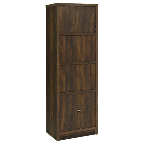 Laughlin 78" TV Stand & Entertainment Center with Media Towers - Adjustable Shelves in Dark Pine – view 17