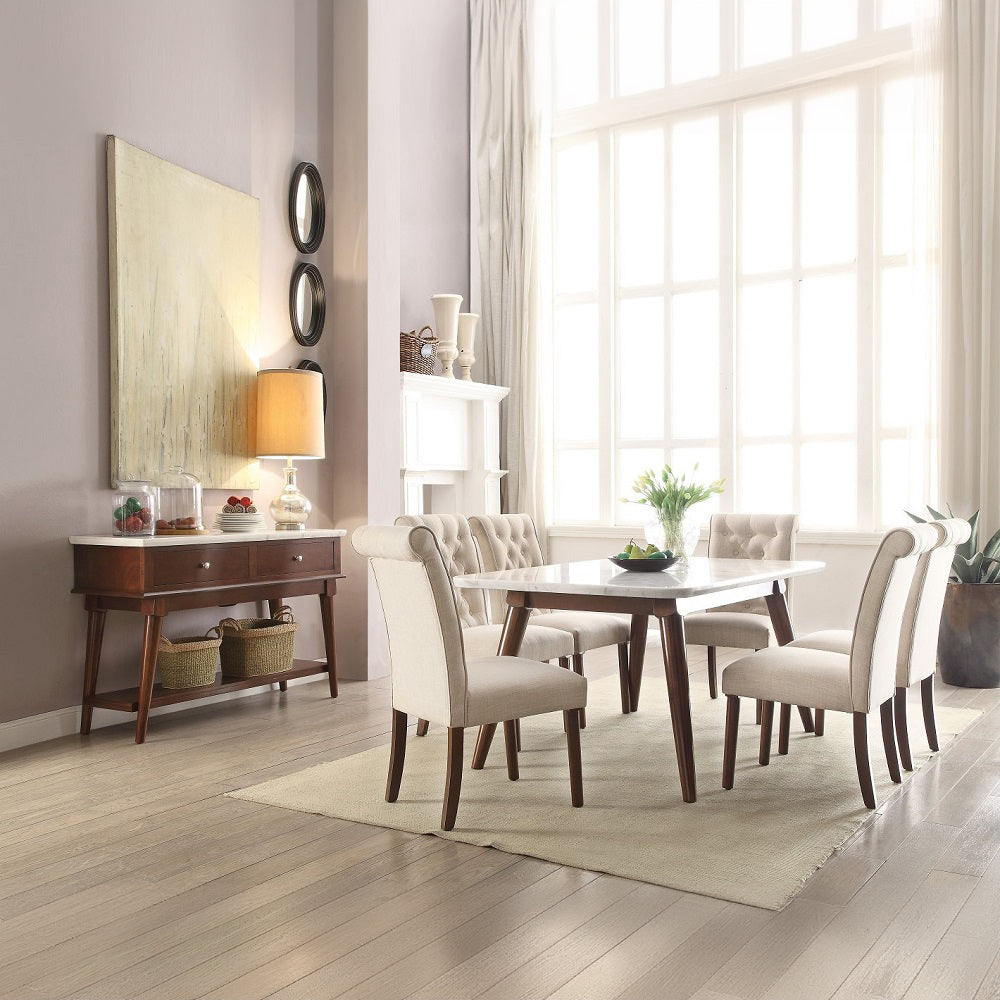 Gasha Marble Top Dining Collection