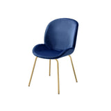 Chuchip Wingback Velvet Dining Chairs (Set of 2)