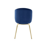Chuchip Wingback Velvet Dining Chairs (Set of 2)