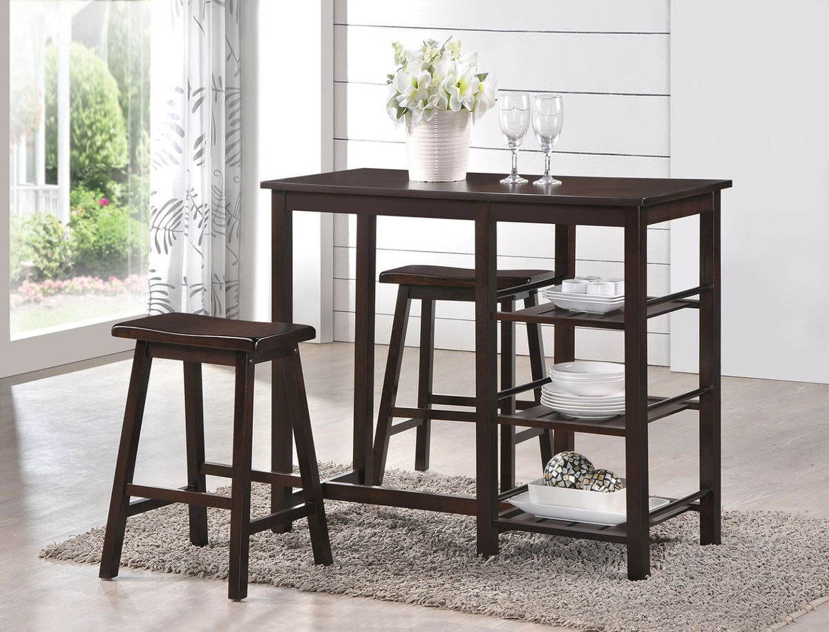 Nyssa 3-Piece Counter Height Breakfast Set