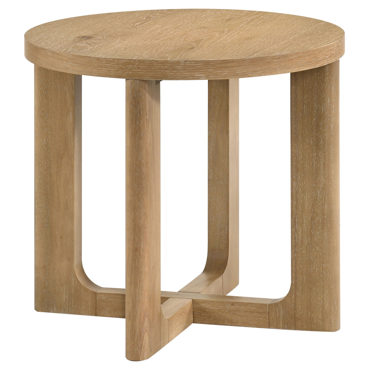 Kessler Round Sculptural Coffee & End Tables - Round End Table