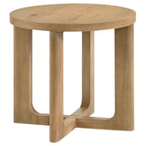 Kessler Round Sculptural Coffee & End Tables - Round End Table