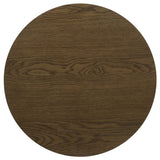 Kessler Round Sculptural Coffee Table & End Table Sets - Curved Open Base, Brown White Oak Veneer – view 15