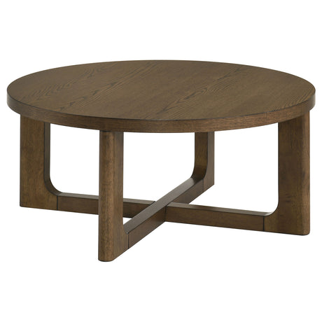 Kessler Round Sculptural Coffee Table & End Table Sets - Coffee Table