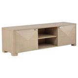 Marcelo Light Elm Coffee Table, End Table, Sofa Table & 71" TV Stand - 71" TV Stand