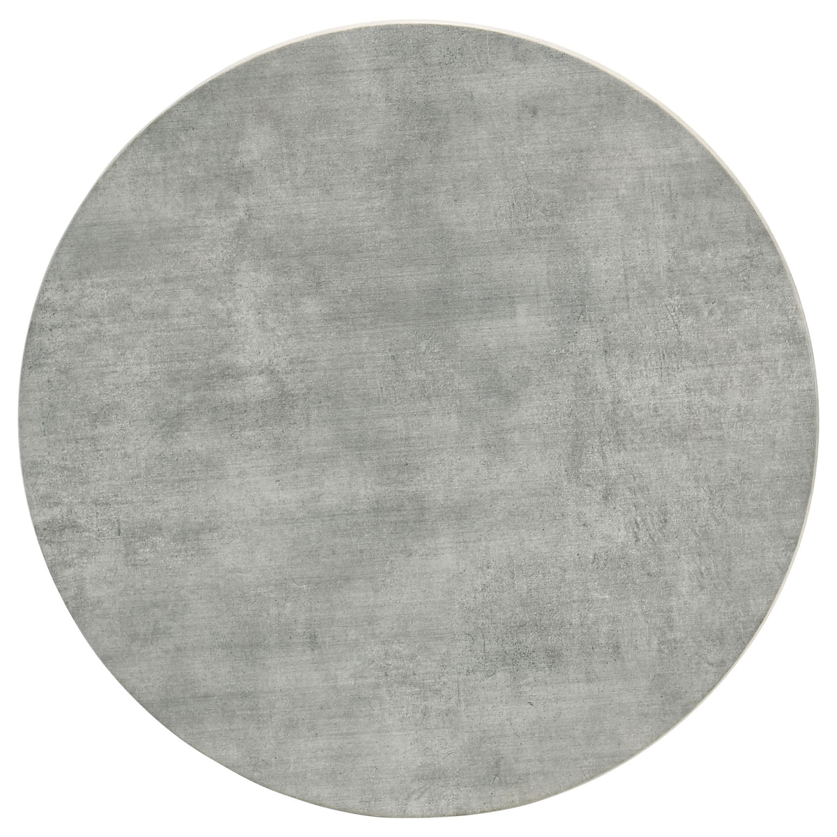 Hadi Round Coffee Table & End Table Sets - Faux Cement SmartTop with Gunmetal Hairpin Base – view 13