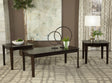 Amaro 3-Piece Coffee & End Table Set - 3pcs- Coffee Table + 2 End Tables