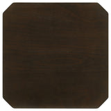 Amaro 3-Piece Coffee & End Table Set - Notched Corners & Tapered Legs in Dark Brown – view 10