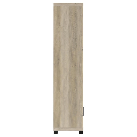 Sachin 79" TV Stand & 3-Piece Entertainment Center - Rustic Distressed Pine with Glass Doors – view 10