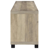 Sachin 79" TV Stand & 3-Piece Entertainment Center - Rustic Distressed Pine with Glass Doors – view 15