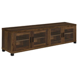 Sachin 79" TV Stand & Entertainment Center with Media Towers - 79" TV Stand Only (Dark Pine)