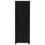 Jupiter 79" TV Stand & Entertainment Center with Media Towers - Glass Doors in Black – view 10