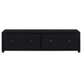Jupiter 79" TV Stand & Entertainment Center with Media Towers - Glass Doors in Black – view 16