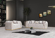 Charisma contemporary sofa and loveseat set in a modern living room setup.