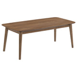 Radley 3-Piece Coffee Table Set - Mid-Century Walnut Coffee Table & 2 End Tables with Angled Legs – view 3