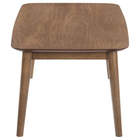 Radley 3-Piece Coffee Table Set - Mid-Century Walnut Coffee Table & 2 End Tables with Angled Legs – view 5