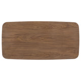 Radley 3-Piece Coffee Table Set - Mid-Century Walnut Coffee Table & 2 End Tables with Angled Legs – view 6
