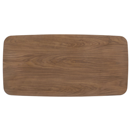 Radley 3-Piece Coffee Table Set - Mid-Century Walnut Coffee Table & 2 End Tables with Angled Legs – view 6