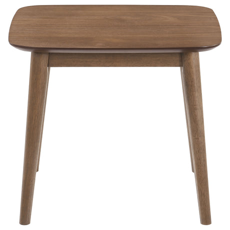 Radley 3-Piece Coffee Table Set - Mid-Century Walnut Coffee Table & 2 End Tables with Angled Legs – view 8