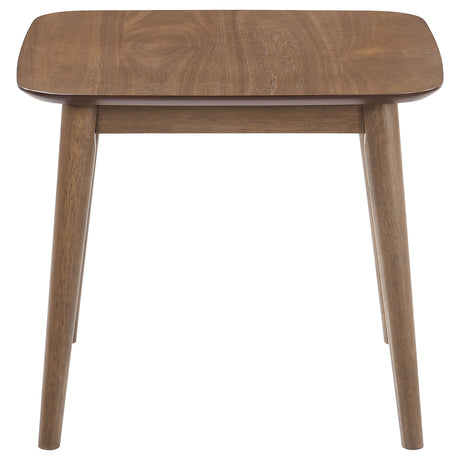 Radley 3-Piece Coffee Table Set - Mid-Century Walnut Coffee Table & 2 End Tables with Angled Legs – view 9