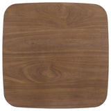 Radley 3-Piece Coffee Table Set - Mid-Century Walnut Coffee Table & 2 End Tables with Angled Legs – view 10