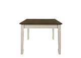 Fedele Farmhouse Dining Table with Drawers & Slat-Back Chairs