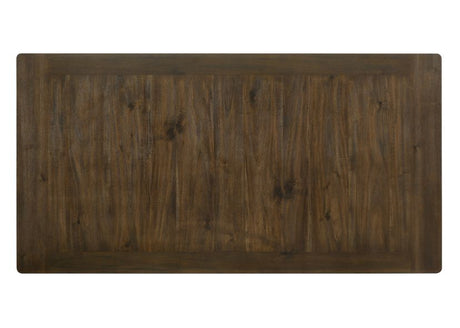 Fedele Farmhouse Dining Table with Drawers & Slat-Back Chairs