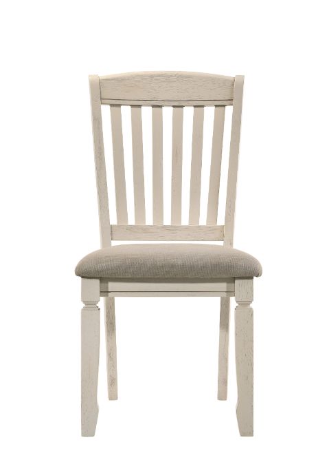 Fedele Farmhouse Dining Table with Drawers & Slat-Back Chairs