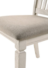 Fedele Farmhouse Dining Table with Drawers & Slat-Back Chairs