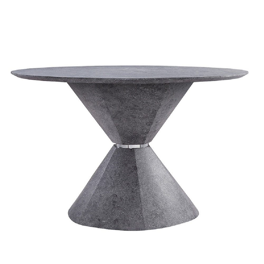 Ansonia Round Pedestal Dining Table & Quilted Chairs