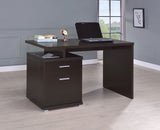Irving 47" Computer Desk with Reversible File Cabinet & Drawer - Contemporary Cappuccino – view 4