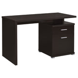 Irving 47" Computer Desk with Reversible File Cabinet & Drawer - Contemporary Cappuccino – view 3