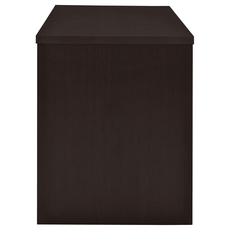 Irving 47" Computer Desk with Reversible File Cabinet & Drawer - Contemporary Cappuccino – view 7