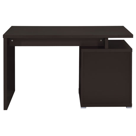 Irving 47" Computer Desk with Reversible File Cabinet & Drawer - Contemporary Cappuccino – view 9
