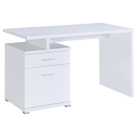 Irving 47" Computer Desk with File Drawer