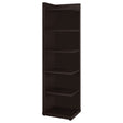 Alder 71" 6-Shelf Corner Bookcase