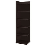 Alder 71" 6-Shelf Corner Bookcase