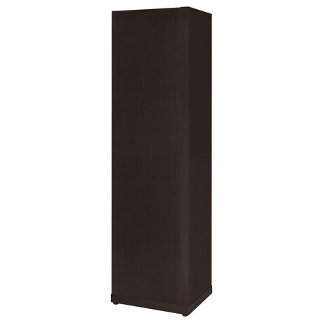 Alder 71" 6-Shelf Corner Bookcase - Space-Saving Tall Storage in Cappuccino – view 7