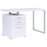 Brennan 47" Computer Desk with 3-Drawer Pedestal