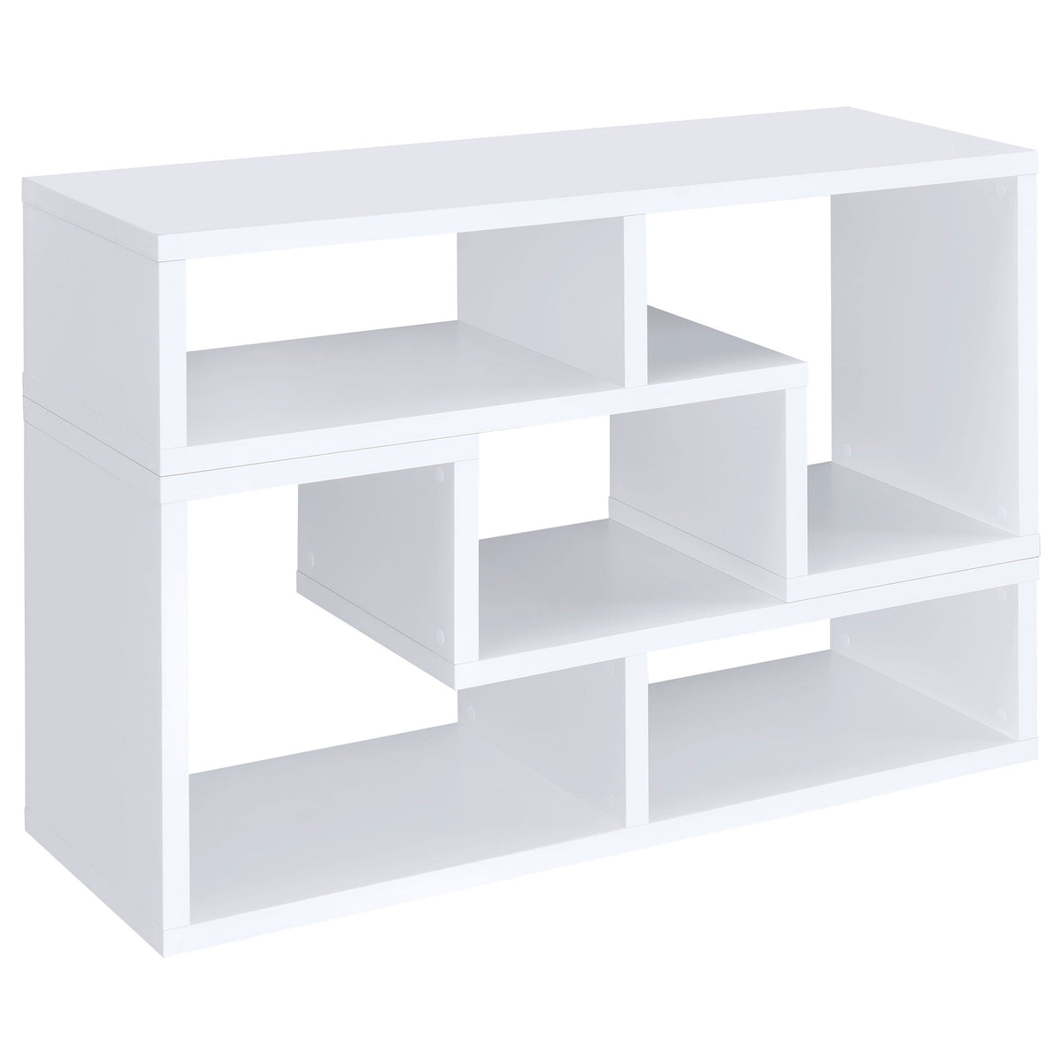 Velma 2-Piece L-Shaped Console Bookcase & TV Stand - 