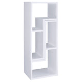 Velma 2-Piece L-Shaped Console Bookcase & TV Stand - Reconfigurable Open Shelving in White – view 9