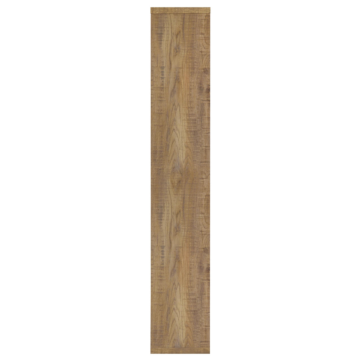 Theo 71" 6-Shelf Staggered Bookshelf - Reversible Open Back Design in Mango – view 5