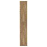 Theo 71" 6-Shelf Staggered Bookshelf - Reversible Open Back Design in Mango – view 8