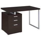 Brennan 47" Computer Desk with 3-Drawer Pedestal - 