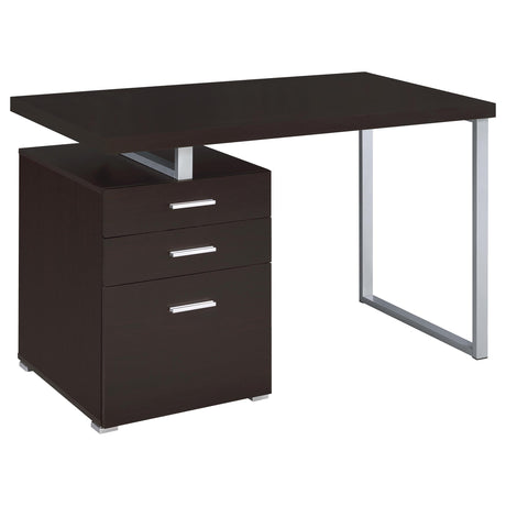 Brennan 47" Computer Desk with 3-Drawer Pedestal - 
