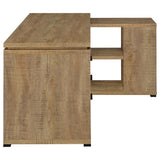 Yvette 60" L-Shape Corner Computer Desk with 3 Drawers & Cubbies - Mango Finish – view 5