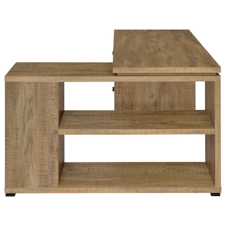 Yvette 60" L-Shape Corner Computer Desk with 3 Drawers & Cubbies - Mango Finish – view 8