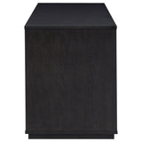 Harkes 75" 3-Drawer Computer Desk with Adjustable Shelves - Elm Veneer in Light Elm or Coffee Bean – view 6